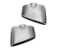 NPNGLCKCVF Suggerimento Per X5 E70 2000 2001 2002 2003 2004 2005 2006 2007-2016 2 Pezzi In Acciaio Inossidabile Cromato Scarico Scarico Silenziatore