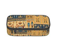 NPOREJKNGF Antico Egitto Tribe Series astuccio con stampa completa design - durevole Oxford panno multiuso custodia per scuola, ufficio e viaggio, Nero , Taglia unica, Organizer per borse