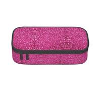 NPOREJKNGF Astuccio con motivo glitterato con stampa completa, resistente tessuto Oxford, multiuso, per scuola, ufficio e viaggi, Nero , Taglia unica, Organizer per borse