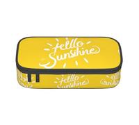 NPOREJKNGF Goodlooking Hello - Astuccio multiuso con stampa completa, in tessuto Oxford resistente, per scuola, ufficio e viaggi, Nero , Taglia unica, Organizer per borse