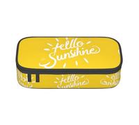 NPOREJKNGF Goodlooking Hello - Astuccio multiuso con stampa completa, in tessuto Oxford resistente, per scuola, ufficio e viaggi, Nero , Taglia unica, Organizer per borse