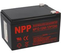 NPP Batteria Al Piombo AGM NP12-12 12V 12Ah Ups Solare 13Ah 14Ah 15Ah