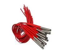 NPQRKJYH 10 pz 8mm Cartuccia Cilindrica Elemento Riscaldante Stampo Riscaldatore a Cartuccia Cablata 50/52/55/58/60mm 100 W/110 W/120 W 110 V/220 V(380V,100W 8x50mm)