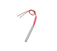 NPQRKJYH 2 pz 10mm Tubo Single-End Tubo di Calore Elettrico 100 W/250 W/320 W Cartuccia Elettrica Resistenza Al Riscaldamento elemento AC110V/220 V/380 V(220V,304SUS 250W 10x80mm)