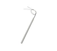 NPQRKJYH 2 pz Elemento Riscaldante Riscaldatore a Cartuccia 400 w 220 V 2 pz 9.5mm Tubo Dia.180mm Lunghezza AC110/380V 550 W/700 W for Elettrodomestici(380V Tube 9.5x180mm,201SUS 400W)