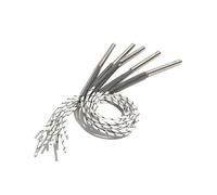 NPQRKJYH 5PCS 8 millimetri 98~115 millimetri In Acciaio Inox 316 Riscaldatore a Cartuccia Cilindrica 300W/300W/340W/350W/370W Elemento Tubo di Riscaldamento Elettrico(220V,300W 8x98mm(DxL))