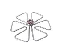 NPQRKJYH Elementi riscaldanti DN40 a forma di cinquefoil, tubo riscaldante elettrico con filettatura tipo torx da 1 a 1/2 pollici per forno a vapore(9000W 380V)