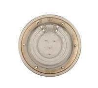 NPQRKJYH Piastra riscaldante in lega di alluminio con doppi tubi di calore da 220 V e 2500 W, elemento riscaldante da 180 mm per barile di calore elettrico con anello impermeabile