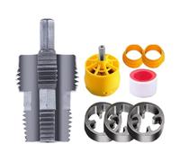 NPT Tubo Die Set, Kit Di Strumenti Per Filettatura In PVC, Set Matrici NPT Thread Maker Strumento Per Filo In PVC Set Di Stampi Tondi Per Pipe Maker Attrezzo Manuale
