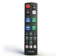 NPTWARCOT Telecomando di ricambio per TV Big Button compatibile con tutte le Smart TV Samsung/VIZIO/LG/Sony/Philips e altro ancora per anziani