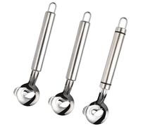 NPXUAMTJ 3PCS Acciaio Inox Cactus Peeling Cucchiaio Multiuso Cucina Strumento Con Manico Ergonomico Per Sbucciare E Affettare Preciso Pelapatate Cucina Per Cucinare