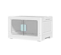 NPXUAMTJ Armadietto portatile a doppia anta con scatola impilabile per piccoli appartamenti e dormitori