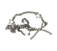 NPXUAMTJ Bella collana versatile da donna con fiocco e ciondolo a forma di stella per abbigliamento casual o formale