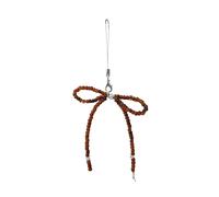 NPXUAMTJ Bellissimo cordino per telefono con perline di vetro a forma di fiocco, decorazione per borsa, ornamento per telefono, per ogni occasione
