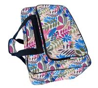 NPXUAMTJ Borsa per attrezzi da cucito per la casa, robusta borsa da trasporto in nylon con scomparti multipli per hobbisti, Bianco latte