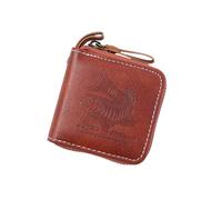 NPXUAMTJ Borsa portatile per esche a forma di cucchiaio, esca rigida, impermeabile, in pelle PU, piccolo cucchiaio, esche, portafoglio per esche da pesca duratura, per ami da mosca, Multicolore, Small