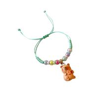NPXUAMTJ Braccialetto unico del cavo tessuto accessorio elegante di Capibara della resina per l'individualità e l'espressione creativa