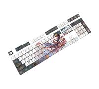 NPXUAMTJ Copertura completa 108 Cappuccio Chiave Set Con Tema Cinese 5 Calore Laterale Sotto Sublimato Per Casa Office Tastiere Meccaniche Capo Chiave