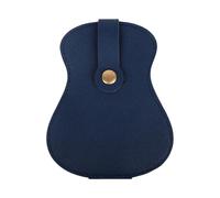 NPXUAMTJ Custodia per plettro per chitarra Custodia per plettro per chitarra Custodia per plettri in pelle PU Supporto per plettro per chitarra Organizzatori, Blu