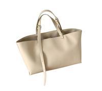 NPXUAMTJ Elegante borsa a mano e borsa a tracolla in pelle PU con manico superiore per donne moderne che offrono comfort e ampie borse da viaggio, bianco, One Size