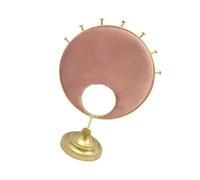 NPXUAMTJ Espositore per gioielli alla moda stand versatile espositore per gioielli in ferro con ripiani in peluche per controsoffitto negozio camera da letto