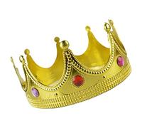 NPXUAMTJ Golden Royal King Corone Delicato Compleanno Corona Cappello Principato Accessori Costume Halloween Doccia Partito Puntelli Foto Corone Principate E Tiaras
