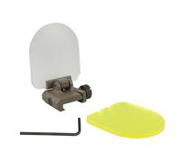 NPXUAMTJ Lente Schermo Scudo Pieghevole Tatticamente Scope Lens Protector Occhiali Protezione Occhi Protezioni Per Esterno