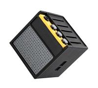 NPXUAMTJ Scatola per plettri per chitarra, portatile, a forma di altoparlante, per chitarristi, principianti, B