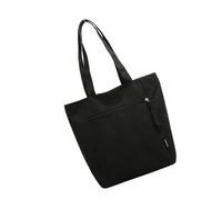 NPXUAMTJ Toted Bag Borsa a tracolla alla moda Borse Hoboes di tela Borse semplici Borsa a tracolla Borsa casual da donna per lavoro Incontri Regali universitari Borse totate morbide, Nero , One Size
