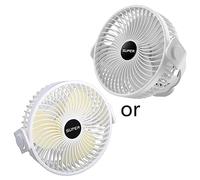 NPXUAMTJ Ventola Sospesa A 3 Marce Multifunzionale 1200 mAh Small A 7 3 Pollici Ventilatore A Soffitto USB Ricarica Regalo per Ventola da Campeggio per Ventole Tenda per Campeggio