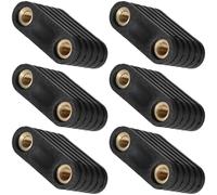 NPYQ 6 Pezzi Inserto per Cinturino a 2 Fori Inserto per tavola da Windsurf Accessorio per Tavole da Paddle Dado in Ottone Inserto per tavola da Kayak