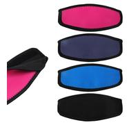 NQEUEPN 4 Pezzi Cinghie Maschera Subacquea, Copricinghia Maschera Nuoto Impermeabili Copricinghia Maschera In Neoprene Sport Acquatici Boccaglio Cinghie in Neoprene Maschere Subacquee