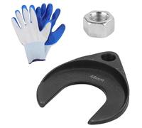 NQEUEPN 48mm Forcella per Giunto a velocità Costante con Dado, Estrattore Interno ASSE Omocinetico Accessori Utensili Rimozione Giunto Omocinetico con Guanti Adatto per Martello Scorrevole 5/8"-18