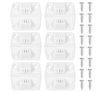 NQEUEPN 6 Pezzi Cerniere per Refrigeratori, Cerniere in Plastica per Refrigeratori con 24 Viti Cerniere di Ricambio per Refrigeratori Kit Compatibile con Coleman Refrigeratori da Campeggio