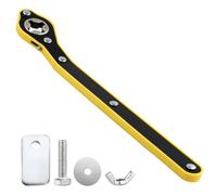 NQEUEPN Auto Labor-Saving Jack Ratchet Wrench, Chiave per Cric per Pneumatici con Manico Lungo Kit Chiave per Cric a Forbice a 360°Chiave per Cric per Auto per SUV per Auto Moto