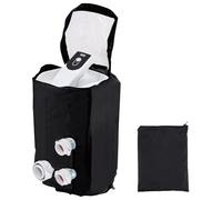 NQEUEPN Copertura Pompa Riscaldatore Vasca Idromassaggio, Impermeabile Copertura Pompa Riscaldatore Spa Tessuto Oxford 600D Adatta a più Marche, Solo Copertura (Nero)