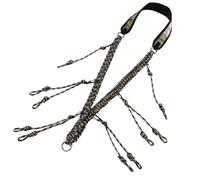 NQEUEPN Cordino con Fischietto per Richiamo Dell'Anatra, Accessori per la Caccia All'Anatra con 10 Anelli Rimovibili Paracord Intrecciato a Mano Gioco per Predatori All'Aperto