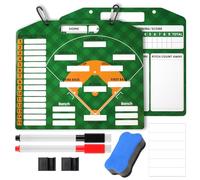 NQEUEPN Etichette Nome Magnetiche, Carte per la Formazione degli Appunti da Baseball per Gli Allenatori di Dugout Softball Attrezzatura per l'Allenamento di Baseball