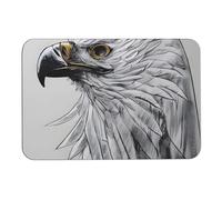 NQHJT Tappetino da bagno Sketching an Eagle tappetino da bagno antiscivolo tappetino assorbente acqua ad asciugatura rapida tappeto diatomea fango tappetino per interni ed esterni