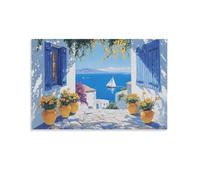 NQHXLRUDC Pittura a olio sul mare Arteistica Murale Wall Arte Murale Immagini Paesaggi culturali Decorazione Tela Innocu Idea Cucina Camera Da Letto Caffetteria Corridoio 16x24inch(40x60cm)