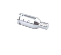 Nqimgv Adattatore Universale Per Pomello Del Cambio Manuale Per Auto Con Filettatura M10x1,5/M12x1,25 Accessori Interni In Alluminio Testa Leva Cambio Auto(M12x1.25-Silver)