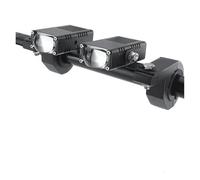 Nqimgv Faro Moto Per Moto Camion Rimorchi Fuoristrada Faro Ausiliario A LED Da 2,5 Pollici Per Mini Fendinebbia Faretti Bicolore(1set Right)