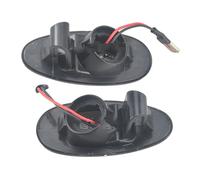 Nqimgv Indicatore Direzione Laterale Dinamico A LED Per Mitsubishi, Per Delica, Per Space, Per Gear, Per L400, Per VAN 1994-2001 Freccia Specchietto(Black Type)