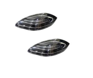 Nqimgv Luci Posteriori A LED Per Auto Per Panamera 970.1 2010 2011 2012 2013 A Modificate Freccia Specchietto(2pcs black)