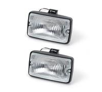 Nqimgv Paraurti Anteriore Auto Fendinebbia Luce Diurna Faretto Per Peugeot 205 Per GTI Per CTI 106 306 Mi16 H3 Fendinebbia Auto(2*Clear)