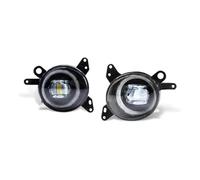 Nqimgv Per Mitsubishi Per Lancer 2007-2012 Auto LED Angel Eyes Faro Paraurti Anteriore Fendinebbia Accessori Di Montaggio 12V Fendinebbia Per Auto(Angel Eyes Red)