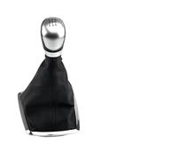 Nqimgv Pomello Del Cambio A 5/6 Velocità Con Leva A Sfera Per Focus 2 MK2 FL C-MAX 2006-2011 MK3 MK4 MK7 Galaxy Gaiter Boot Cover Testa Leva Cambio Auto(5 Speed-Silvery-A)