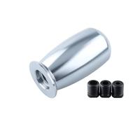 Nqimgv Pomello Del Cambio Universale In Alluminio Da 76 Mm Per Auto Leva Manuale Con Adattatori Testa Leva Cambio Auto(Grey)