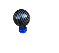 Nqimgv Pomello Del Cambio Universale Per Auto A Forma Sfera Rotonda 3 Adattatori Accessori Ricambio Per Interni Testa Leva Cambio Auto(Blu)