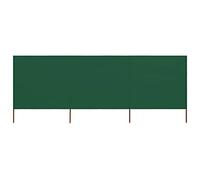 NQJIBUE Articolo-3-Panel Tessuto Paravento 400x80 cm Verde, Prato & Giardino, Vita All'Aperto, Ombrelloni & Tendine Esterni